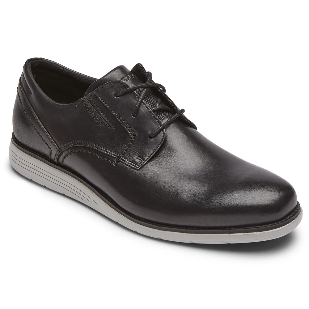 Rockport Pen Sko Herre Svart - Total Motion Sport Plain Toe - XZHG40687